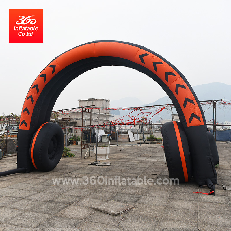 Headphone Shape Arch Inflatable Advertising Headset Arch Custom